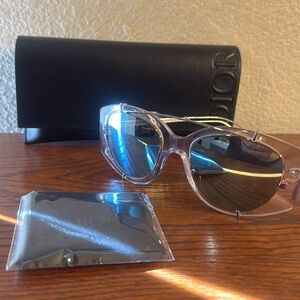 Christian Dior Authentic Limited Edition Dior Experience glasses clear metal